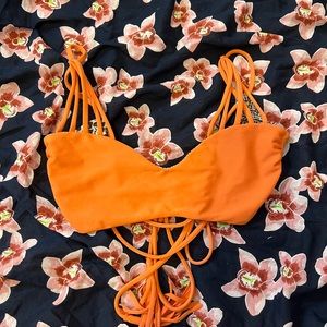 orange acacia bikini top 🍊